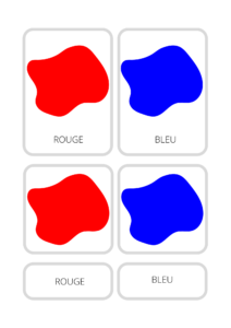 Cartes couleurs Montessori à imprimer