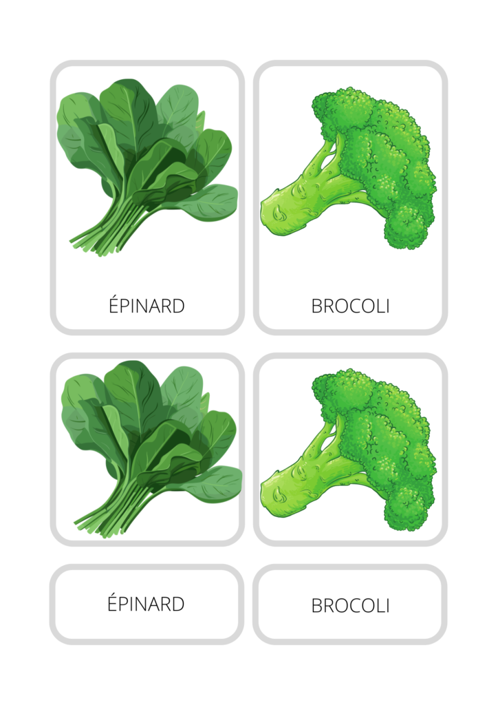 PDF éducatif légumes pour enfants