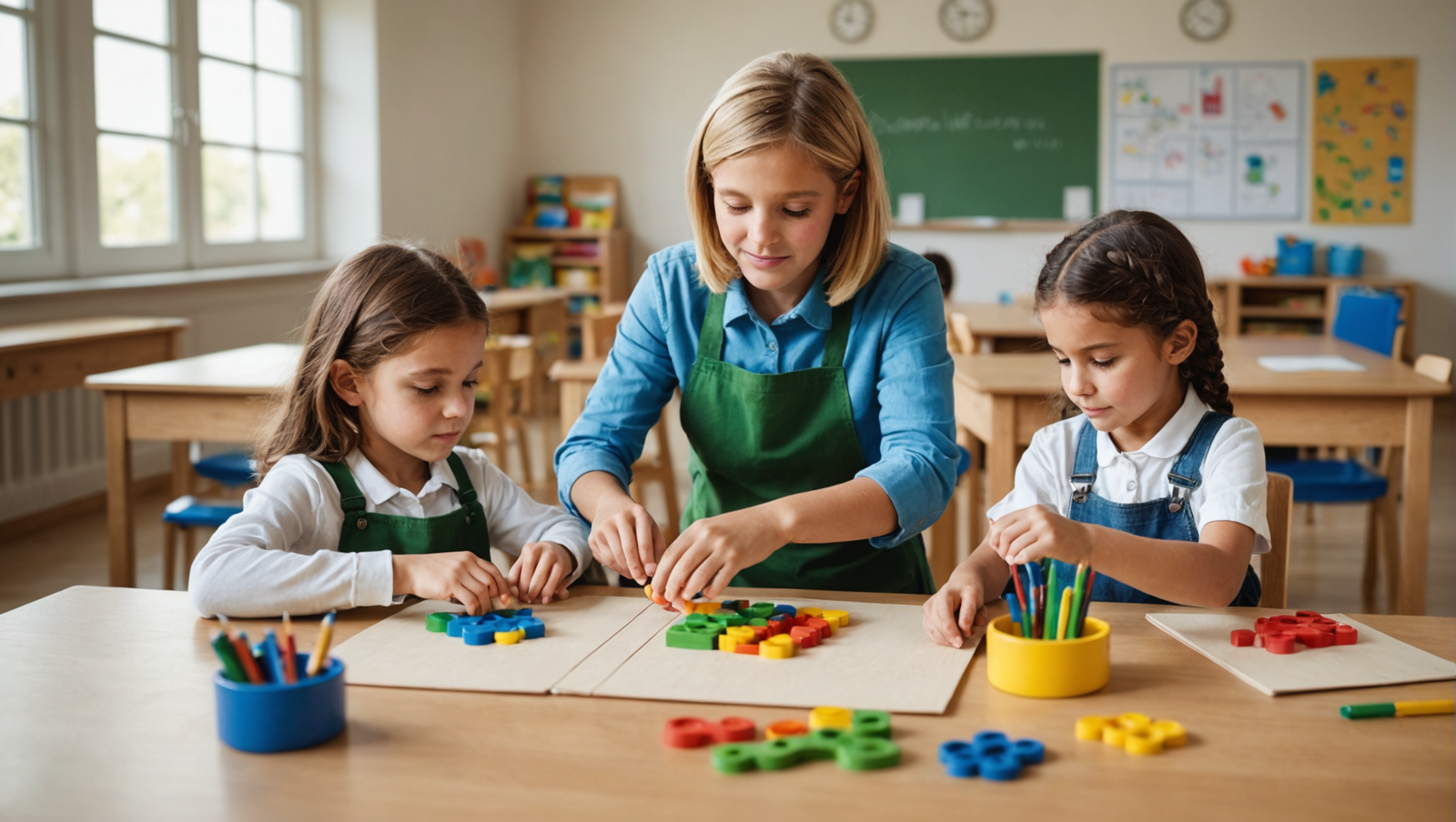 découvrez comment les compétences pour enfants sont enseignées d'une manière inspirée par la pédagogie montessori.